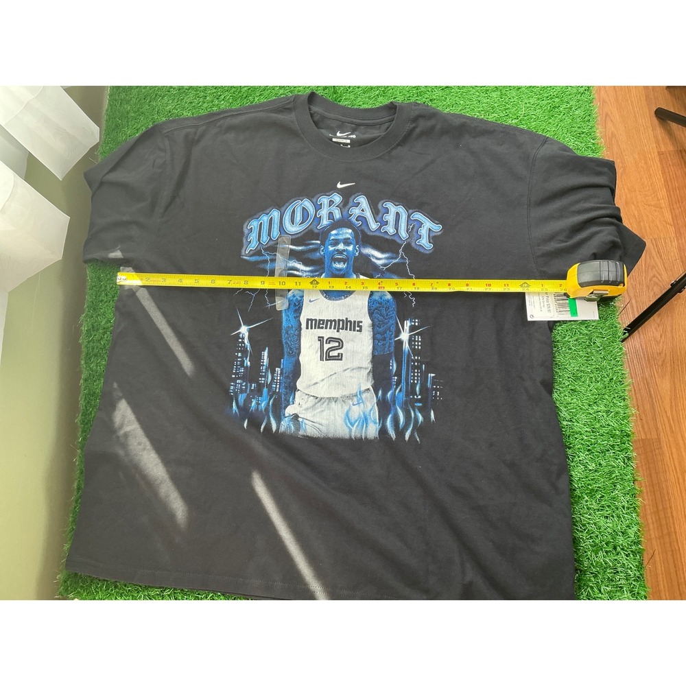 Nike Ja Morant Memphis Grizzlies NBAGraphic T-Shirt Black IX5399-010 Mens XL NWT